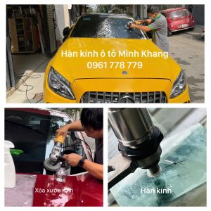 Kính ô tô Minh Khang, giải pháp cho kính lái khi bị nứt