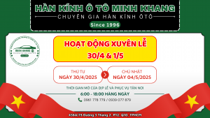 Hàn kính ô tô xuyên lễ Giỗ tổ Hùng Vương, 30/4 và 1/5
